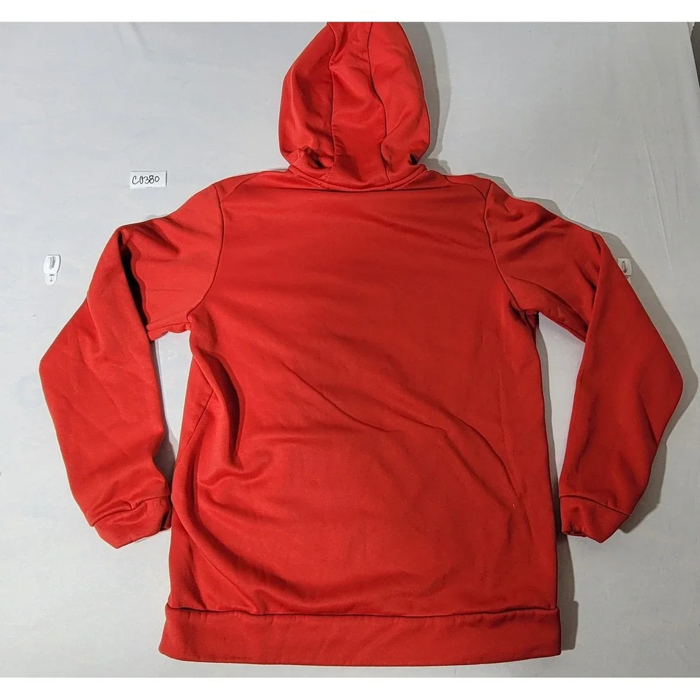 Nike Mens Dri-FIT Graphic Swoosh Pullover Hoodie Red‎ Fleece Sweatshirt